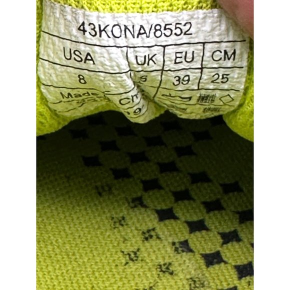 Vionic Kona women’s size 8 gray and lime green with hickies orthotic sneakers - Picture 5 of 5